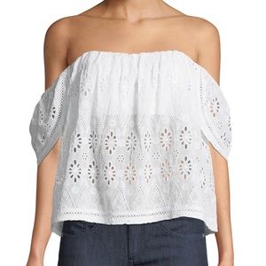 Lovers+friends off the shoulder top